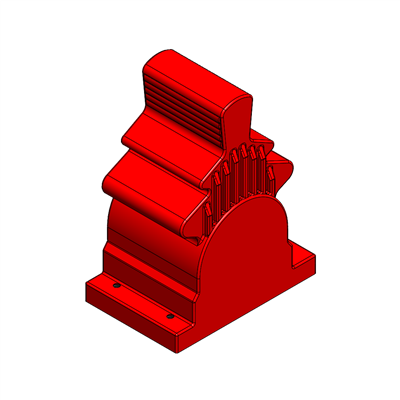 Joystick, MSA1, 4-0-4, red