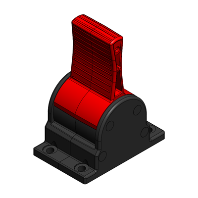 Joystick, MSA1, 5-0-5, red