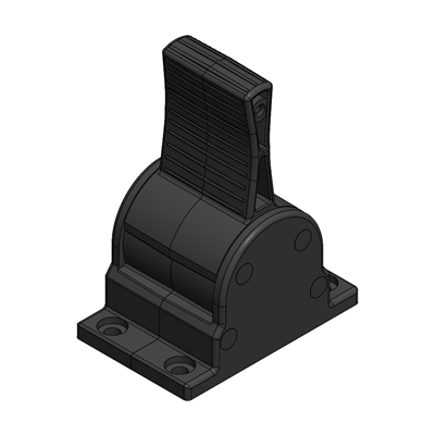 Joystick, MSA1, prop. media | proportional ohne Rastung | schwarzer Hebel